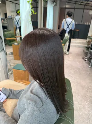 セミロング Lit.自由が丘（SENJYU自由が丘）所属・【髪質改善/美髪】 ⭐️川嶋 陸央⭐️のヘアスタイル