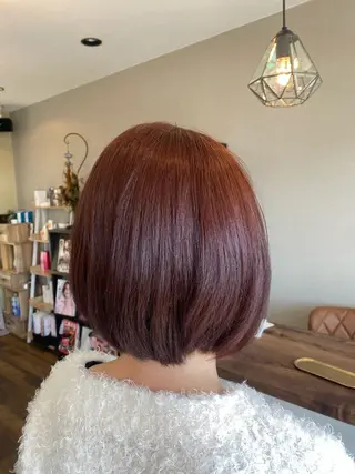 カラー HIROKI/艶カラ ー/くびれショートのヘアスタイル