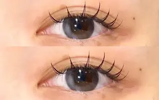 マツエク・マツパ eve🐰束間まつ毛 /透明感カラーのマツエク・マツパデザイン