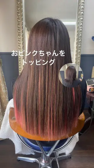 ロング ヘアアレンジ マツエク・マツパ アイブロウ KITTY 立川のネイルデザイン