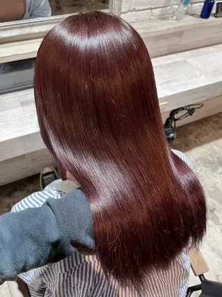 ロング カラー ハイトーン/韓国風/ 艶髪/吉祥寺のヘアスタイル