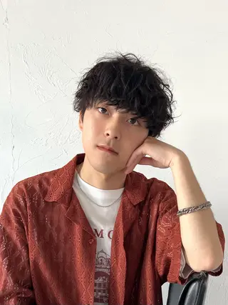 パーマ メンズ 茅ヶ崎パーマ特化/ スパイラル/ハルキのヘアスタイル