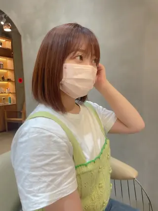 カラー 💎巻ける縮毛矯正/ 艶髪💎石渕智也のヘアスタイル