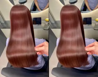 ロング youres hair髪質改善トリートメント＆ヘッドスパ日吉店所属・日吉/髪質改善× 艶カラー/ 永田颯のヘアスタイル