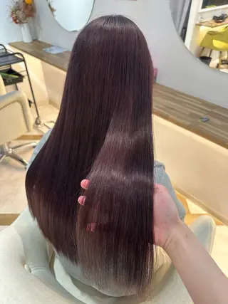 ロング カラー Rio🎀 艶カラー/韓国のヘアスタイル