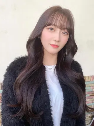 ロング 【艶ヘア】 どうまえのヘアスタイル