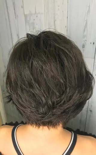 カラー パーマ メンズパーマモデル 募集中店長　伊熊祐紀のヘアスタイル