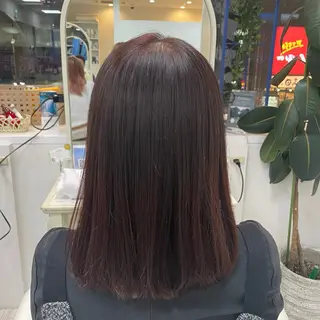 セミロング カラー ヘアアレンジ 町田 あみのヘアスタイル