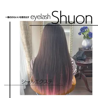 ロング ヘアアレンジ マツエク・マツパ Shuon 小作店所属・Shuon 小作店のマツエク・マツパデザイン