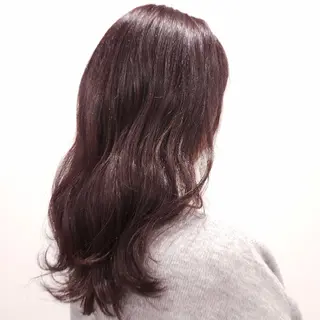セミロング カラー O.hair designers所属・シールエクステ🎀 ホシノ🕒ユウカのヘアスタイル