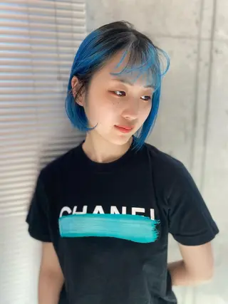 ミディアム カラー ヘアアレンジ mina 🌷のヘアスタイル