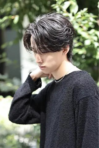 パーマ メンズ 山本 麟太郎のヘアスタイル