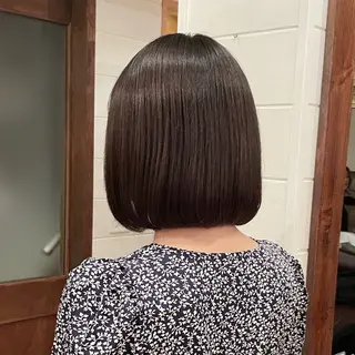 ショート カラー ボブ/縮毛矯正/レイ ヤー♡Natsukiのヘアスタイル