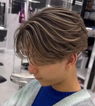 メンズ kearny 北千住所属・曲がる縮毛矯正 千咲斗のヘアスタイル