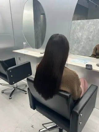 👑垢抜け韓国ヘア ハッシュカット唯澄のヘアスタイル