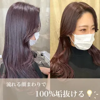 セミロング ayaka 髪質改善/レイヤーのヘアスタイル