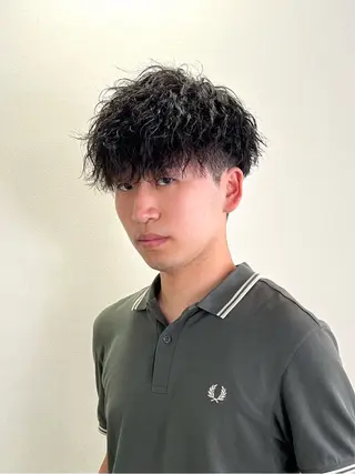 パーマ メンズ ツイストスパイラル/ メンズパーマ/ハルキのヘアスタイル