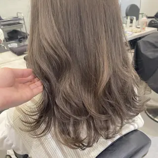 ミディアム カラー ヘアアレンジ かわいい透明感ヘア ♡kanami♡のヘアスタイル