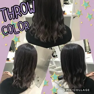 ミディアム カラー 永島 桜のヘアスタイル