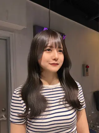 ロング MEI🎀垢抜けカラ ー🎀韓国styleのヘアスタイル