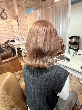 セミロング ハイーンカラー/外国 人風カラー/ミノリのヘアスタイル