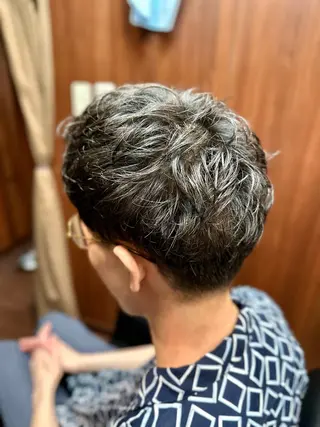 ショート メンズ 深田 千尋のヘアスタイル