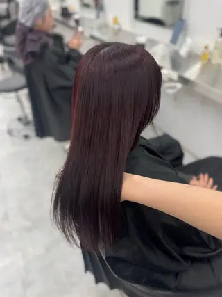 セミロング カラー 🎀愛されgirly ヘア🫧Ayakaのヘアスタイル