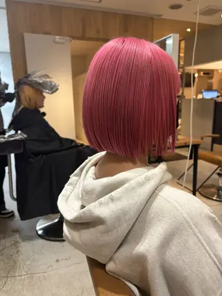 ショート カラー ヘアアレンジ 髪質改善/ベージュ 🍀【ヒロム】🍀のヘアスタイル