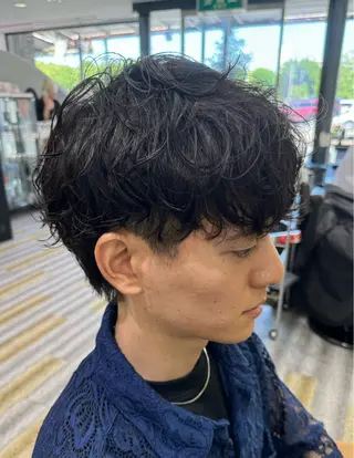 ショート パーマ メンズ 【メンズ特化】岩瀬 武【メンズパーマ】のヘアスタイル