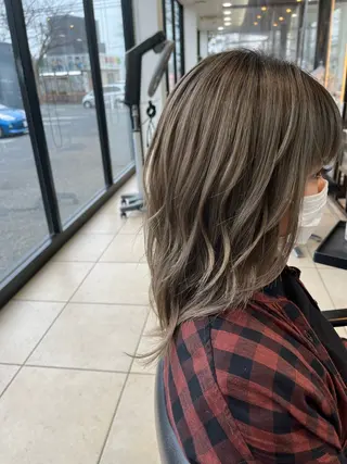 カラー hair and beauty QUATRO 赤塚店所属・QUATROカラー 予約‪のヘアスタイル