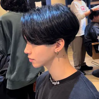 ショート パーマ メンズ masahiro 波巻きシャドウパーマのヘアスタイル