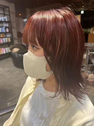 ミディアム MEIKA hair &beauty所属・MEIKA_ shuuのヘアスタイル