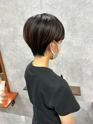 ショート C’LD hair produce /シールドヘア所属・モテ髪/ボブ/ショー ト/アダチフウトのヘアスタイル