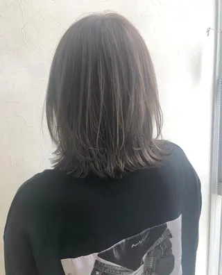 ミディアム カラー nakahara madokaのヘアスタイル