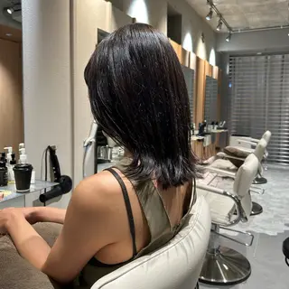 ミディアム カラー 艶感/ナチュラル 🌿マアヤのヘアスタイル