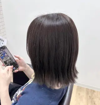 ミディアム BUBBLES 久米川所属・透明感カラー 🩰kotomi🩰のヘアスタイル