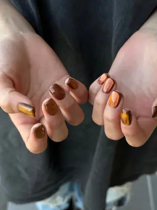 ネイル lamp nail modelのネイルデザイン