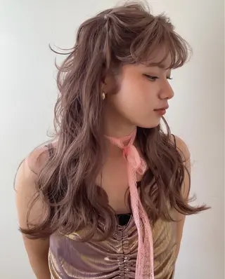 ロング カラー nanami🎀/ ふんわりカラーのヘアスタイル