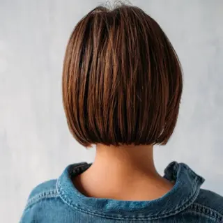 ミディアム カラー ハイトーン/ボブ/ ハイライト🌱ᩚ涼介のヘアスタイル