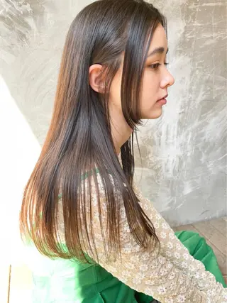 ロング カラー 似合わせカラー🫶 小川千波のヘアスタイル