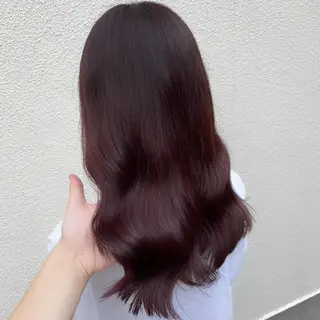 ロング カラー ブリーチなし Wカラー🩷星野翔太のヘアスタイル