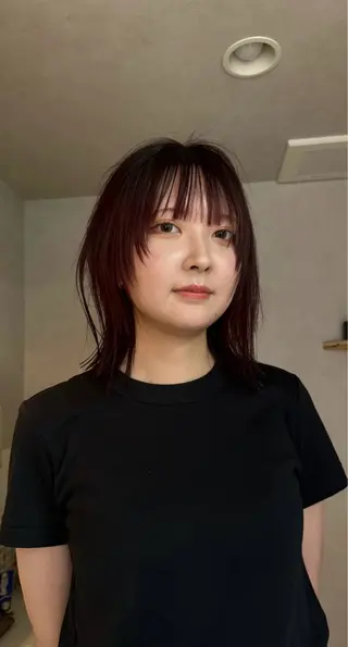 ミディアム udaハイトーン /ボブ/レイヤーのヘアスタイル