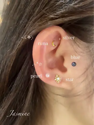 Jasmine 林のネイルデザイン