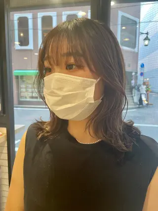 ミディアム カラー/レイヤー/ 髪質改善/PAAQのヘアスタイル