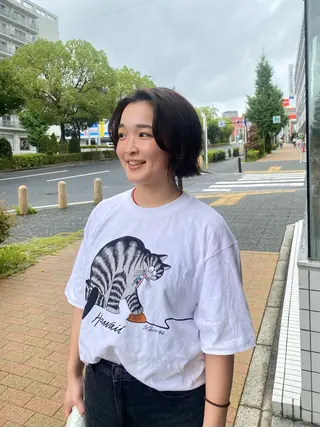 ショート マツザキ マナトのヘアスタイル