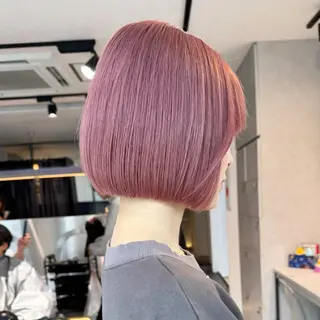 ミディアム カラー GO TODAY シェアサロン 原宿Verno店所属・ブリーチ/髪質改善/ ボブ特化/よしきのヘアスタイル