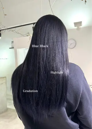 ロング カラー mao/天神ブリーチ ハイトーンカラーのヘアスタイル