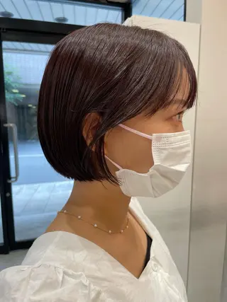 ショート カラー 半個室女性salon 🩰Natsumiのヘアスタイル