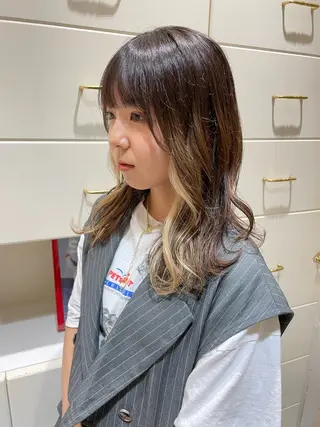 セミロング 【髪質改善】 TAIGA🐯のヘアスタイル