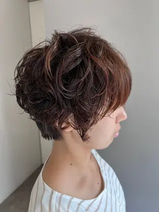 ショート HAIR&MAKE.sia所属・心斎橋ボブ 好原良真のヘアスタイル